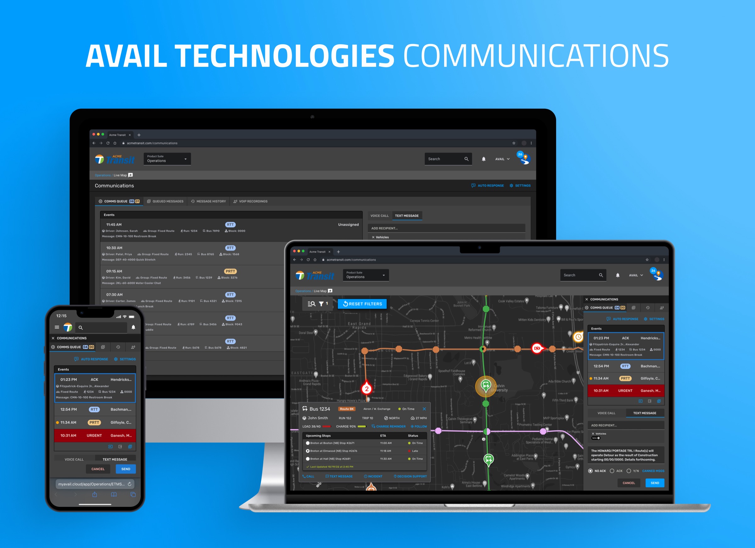 Avail Technologies – Communications Feature