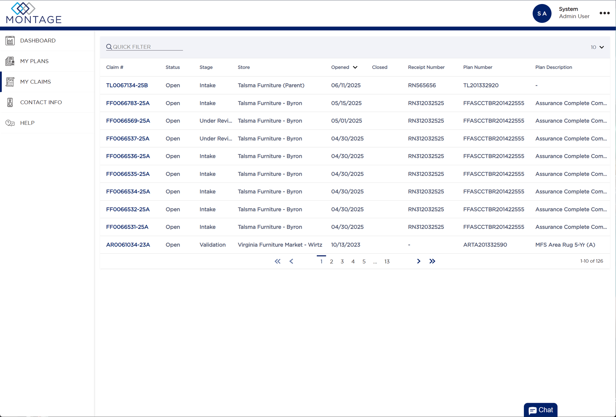 Montage – Consumer Portal