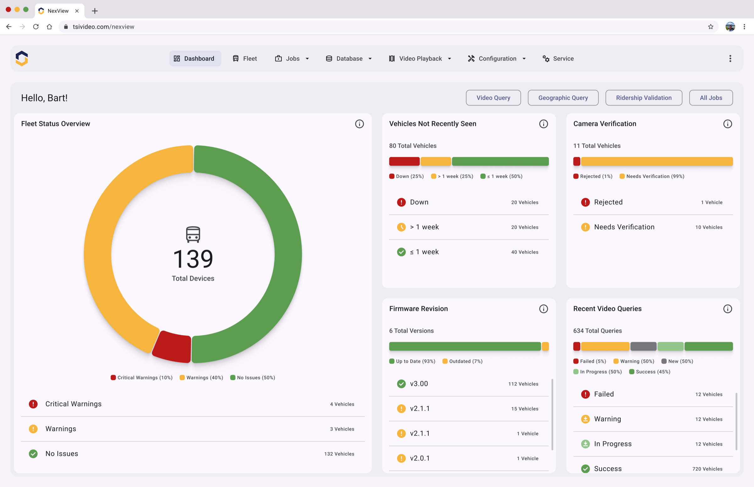 TSI Video – NexView Web