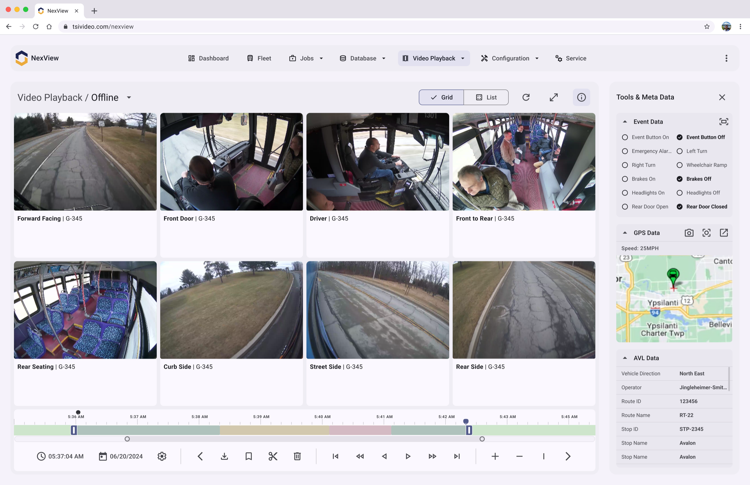 TSI Video – NexView Web