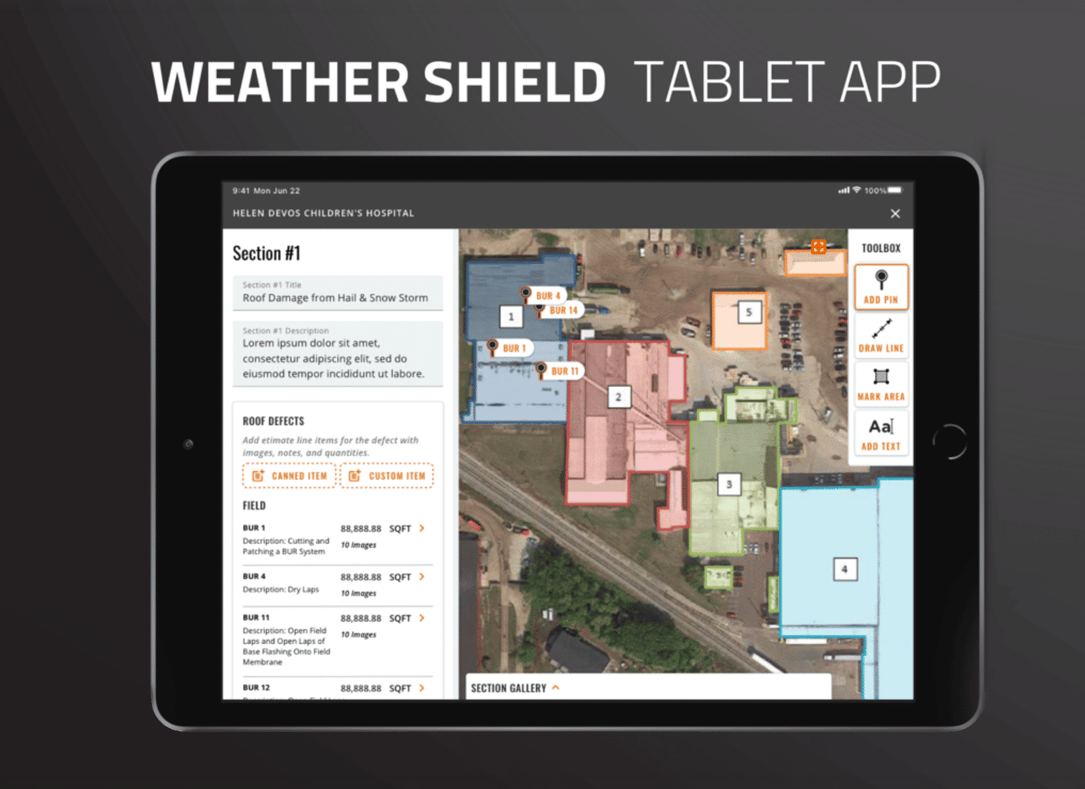 Weather Shield – Tablet App